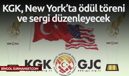 KGK, New York’ta ödül töreni ve sergi düzenleyecek