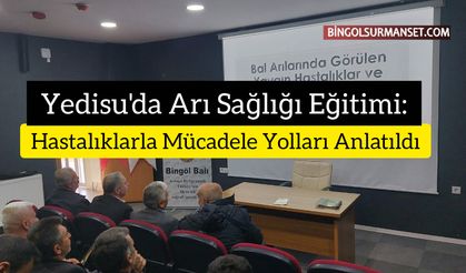 Yedisu'da Arı Sağlığı Eğitimi: Hastalıklarla Mücadele Yolları Anlatıldı