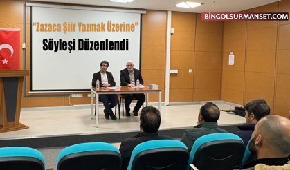 “Zazaca Şiir Yazmak Üzerine” Söyleşi Düzenlendi