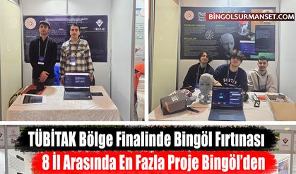 TÜBİTAK Bölge Finalinde Bingöl Fırtınası