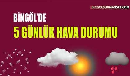 Bingöl Haftaya Güneşli Başladı, Fakat...