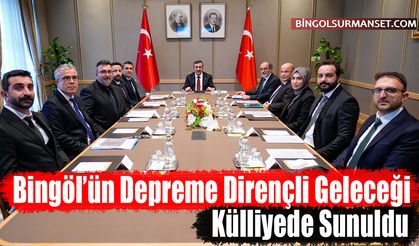 Bingöl’ün Depreme Dirençli Geleceği Külliyede Sunuldu