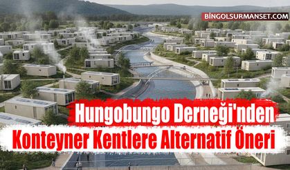 Hungobungo Derneği'nden Konteyner Kentlere Alternatif Öneri