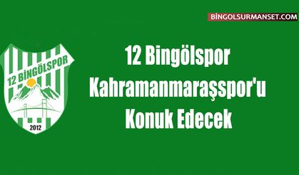 12 Bingölspor, Kahramanmaraşspor'u Konuk Edecek