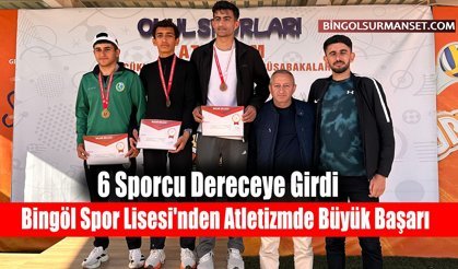 Bingöl Spor Lisesi'nden Atletizmde Büyük Başarı