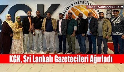 KGK, Sri Lankalı Gazetecileri Ağırladı