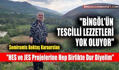 "HES ve JES Projelerine Hep Birlikte Dur Diyelim"