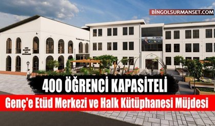 Genç'e Etüd Merkezi ve Halk Kütüphanesi Müjdesi