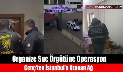 Organize Suç Örgütüne Operasyon: Genç'ten İstanbul'a Uzanan Ağ