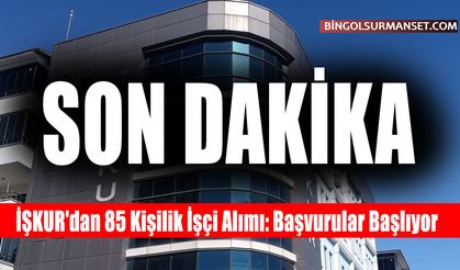 İŞKUR'dan 85 Kişilik İşçi Alımı: Başvurular Başlıyor