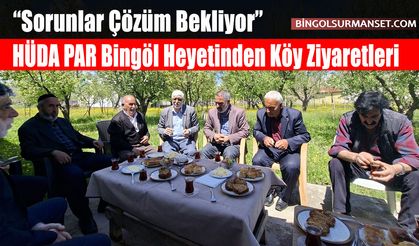 HÜDA PAR Bingöl Heyetinden Köy Ziyaretleri