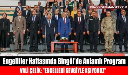 Engelliler Haftasında Bingöl'de Anlamlı Program