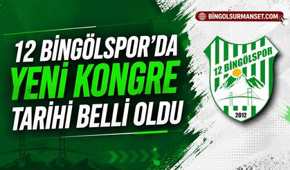 12 Bingölspor’da Yeni Kongre Tarihi Belli Oldu