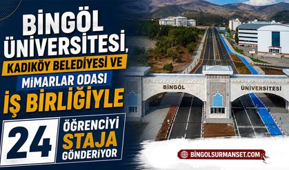Bingöl Üniversitesi'nden 24 Öğrenci İstanbul'da Staj Görecek