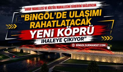 Bingöl'de Ulaşımı Rahatlatacak Yeni Köprü İhaleye Çıkıyor