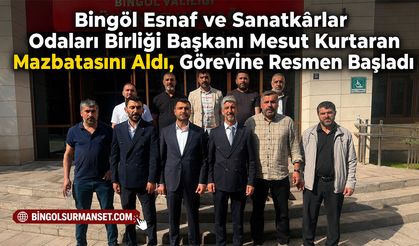 Kurtaran Mazbatasını Aldı, Görevine Resmen Başladı