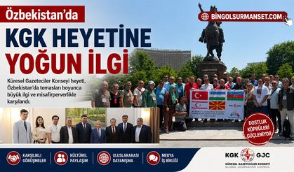 Özbekistan’da KGK Heyetine Yoğun İlgi