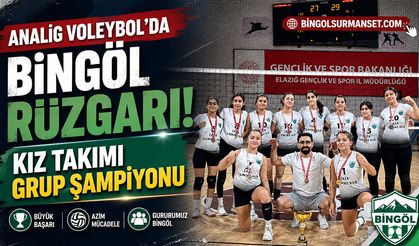 ANALİG Voleybol’da Bingöl Rüzgarı: Kız Takımı Grup Şampiyonu