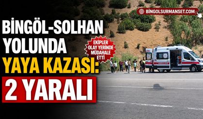 Bingöl-Solhan Yolunda Yaya Kazası: 2 Kişi Yaralı