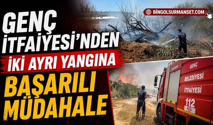 Genç İtfaiyesi’nden İki Ayrı Yangına Başarılı Müdahale
