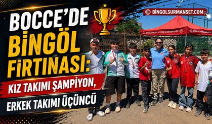 Bocce’de Bingöl Fırtınası: Kız Takımı Şampiyon, Erkek Takımı Üçüncü