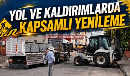 Yol ve Kaldırımlarda Kapsamlı Yenileme
