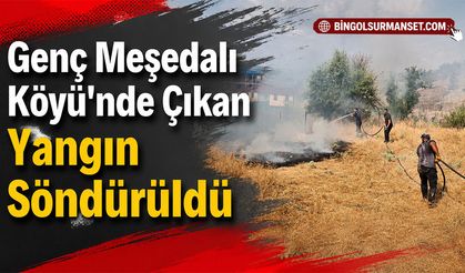Genç Meşedalı Köyü’nde Çıkan Yangın Söndürüldü