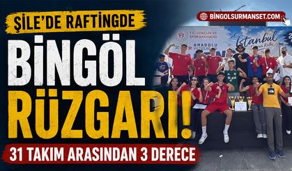Şile’de Raftingde Bingöl Rüzgarı: 31 Takım Arasından 3 Derece
