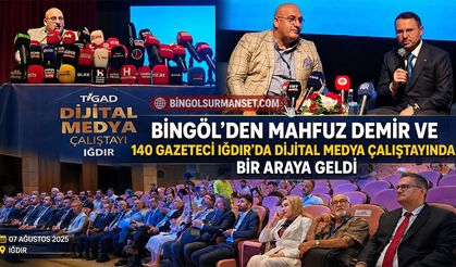 13. Dijital Medya Çalıştayı Iğdır’da Başladı: Bingöllü Gazeteci Mahfuz Demir de Katıldı