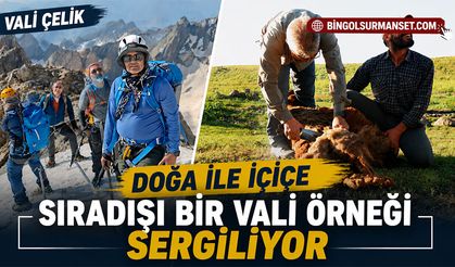 Vali Çelik Doğa ile İçiçe Sıradışı Bir Vali Örneği Sergiliyor