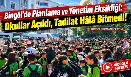Bingöl’de Planlama ve Yönetim Eksikliği: Okullar Açıldı, Tadilat Hâlâ Bitmedi!