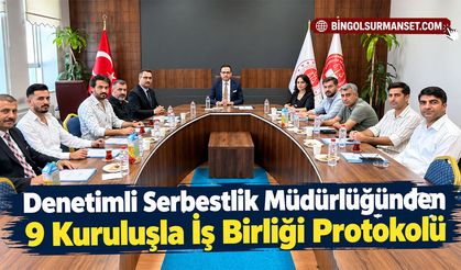 Denetimli Serbestlik Müdürlüğünden 9 Kuruluşla İş Birliği Protokolü