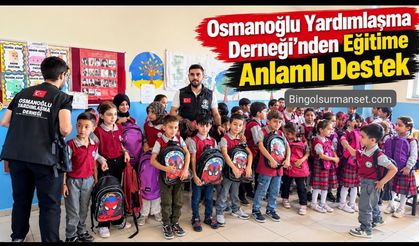 Osmanoğlu Yardımlaşma Derneği’nden Eğitime Anlamlı Destek