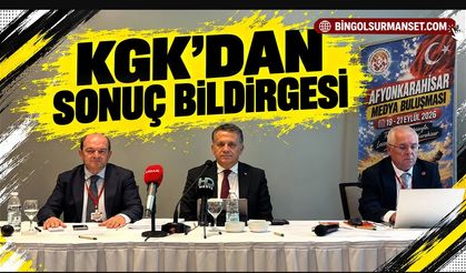 KGK'dan Sonuç Bildirgesi