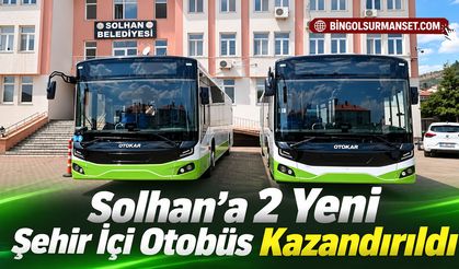 Solhan’a 2 Yeni Şehir İçi Otobüs Kazandırıldı