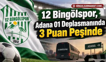 12 Bingölspor, Adana 01 Deplasmanında 3 Puan Peşinde