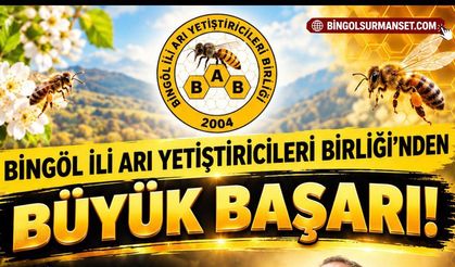 Bingöl İli Arı Yetiştiricileri Birliği’ne 3. Kez 1. Derece Belgesi