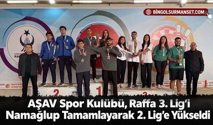 AŞAV Spor Kulübü, Raffa 3. Lig’i Namağlup Tamamlayarak 2. Lig’e Yükseldi
