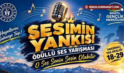Bingöl’de “Sesimin Yankısı” Ses Yarışması Başvuruları Başladı