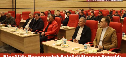 Bingöl'de Kuyumculuk Sektörü Masaya Yatırıldı