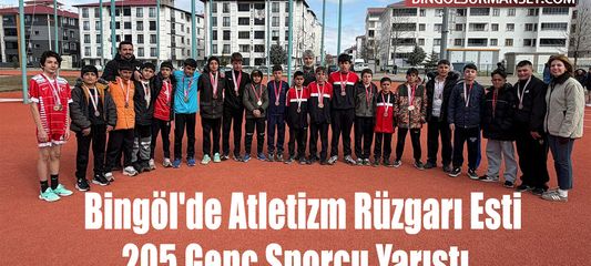 Bingöl'de Atletizm Rüzgarı Esti