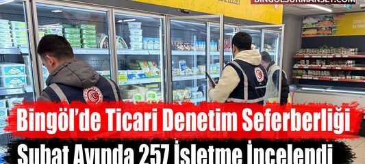 Bingöl’de Ticari Denetim Seferberliği