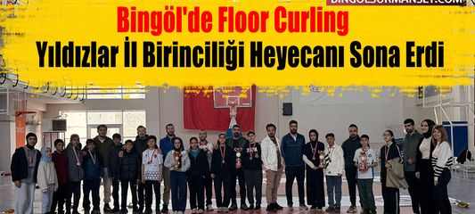 Bingöl'de Floor Curling Yıldızlar İl Birinciliği Heyecanı Sona Erdi