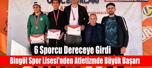 Bingöl Spor Lisesi'nden Atletizmde Büyük Başarı