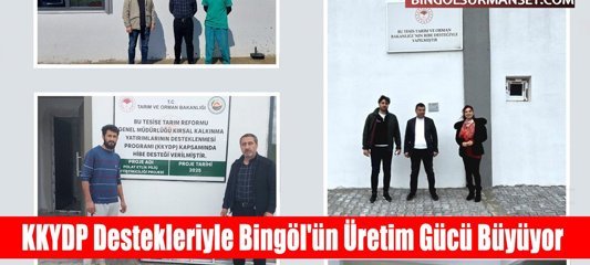KKYDP Destekleriyle Bingöl'ün Üretim Gücü Büyüyor