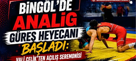 Bingöl’de ANALİG Güreş Heyecanı Başladı