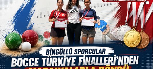 Bingöllü Sporcular Bocce Türkiye Finalleri'nden Madalyalarla Döndü
