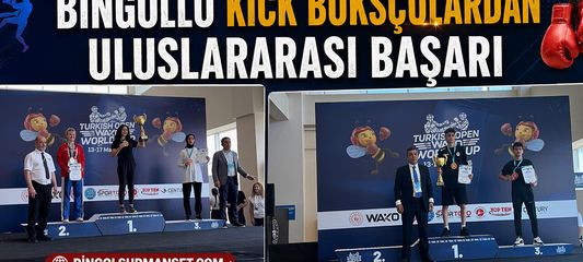 Bingöllü Kick Boksçulardan Uluslararası Başarı