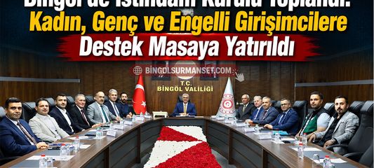 Bingöl’de 3. Dönem İstihdam Kurulu Toplandı
