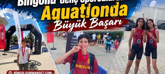 Bingöllü Genç Sporculardan Aquatlonda Büyük Başarı